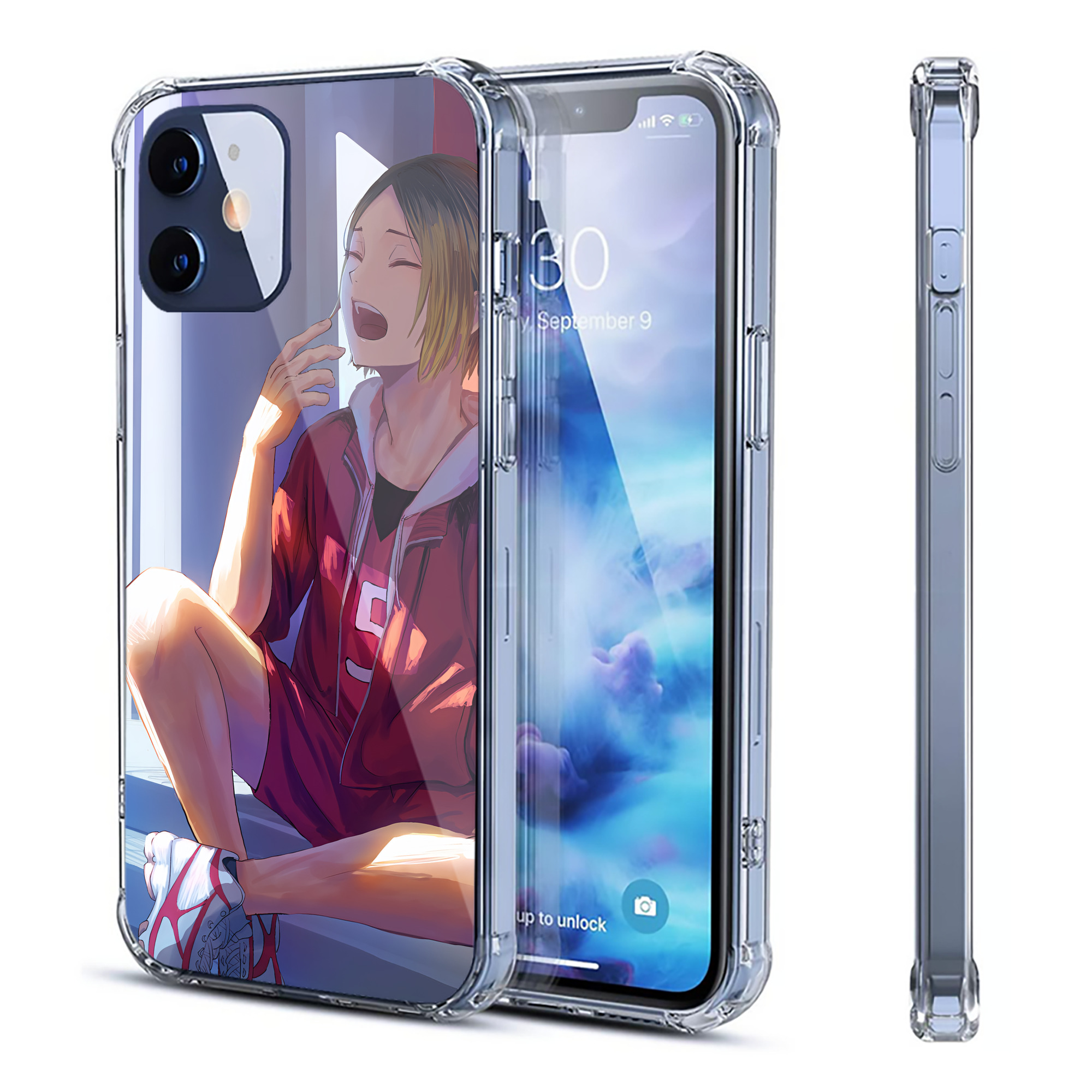 （画像用） ハイキュー!! Haikyu!! 【iPhone 12シリーズ対応】透明スマホケース（クリアソフトケース）